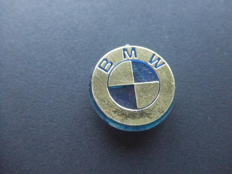 BMW logo goudkleurig-blauw